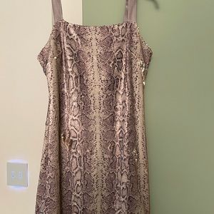 Ramy Brook sequin dress in snake print